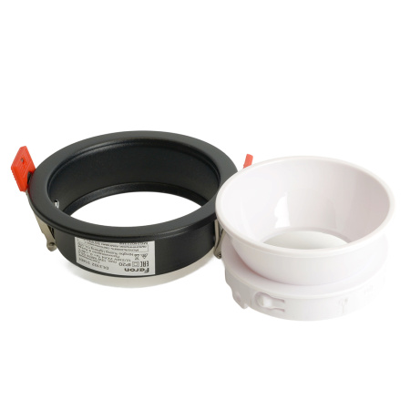 Светильник потолочный встраиваемый, MR16 G5.3, черный + белый DL3102 Feron