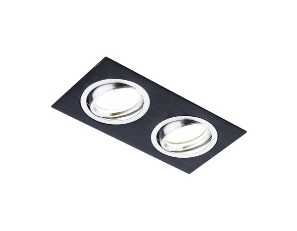 Встраиваемый потолочный точечный светильник A601/2 BK сатин/черный MR16 Ambrella Light