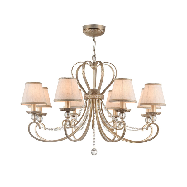 Люстра 8*E14 40Вт Золото IP20 Livorno RC144-PL-08-WG Maytoni