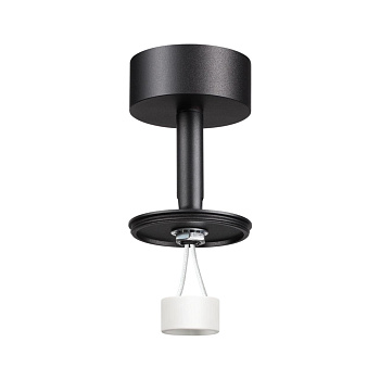 Накл.св-к без плафона (плафоны арт.370694-370711) IP20 GU10 UNITE черн NOVOTECH