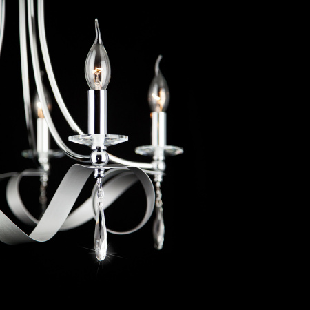 Подвесная люстра в классическом стиле 5*E14 60Вт хром IP20 Adelia (60064/5 хром) Eurosvet