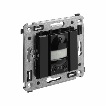 Датчик движения в стену, "Avanti", "Черный квадрат" DKC