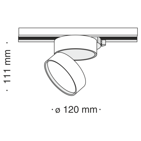 Светильник трековый 18Вт 4000K Черный IP20 ONDA TR007-1-18W3K-B4K Technical