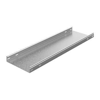 Универсальный лоток неперфорированный 300х50х3000, толщ. 1,0 мм, Сендзимир цинк Ostec