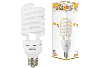 Лампа люминесцентная НЛ-HS-105 Вт-4000 К–Е40 TDM