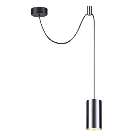 Подвесной св-к с доп.креплением GU10 50W LUCAS черный/хром/металл ODEON LIGHT