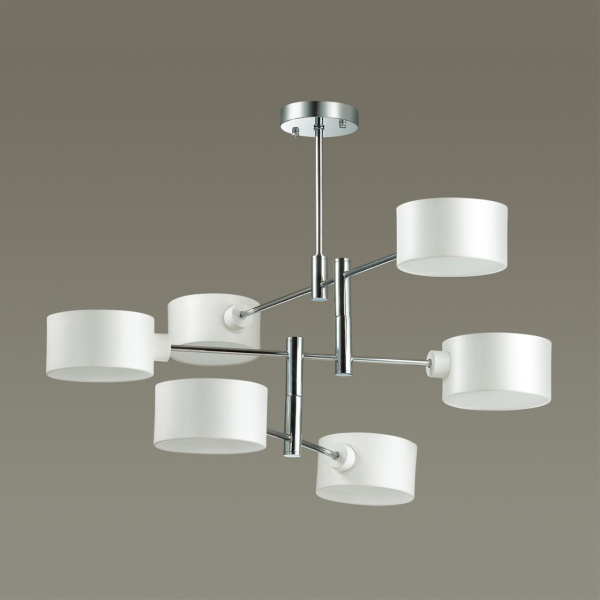 Люстра потолочная E14 6*60W 220V ASHLEY хром LUMION