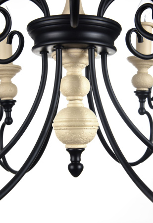 Люстра 6*E14 60Вт Черный IP20 Karina H631-PL-06-B Maytoni