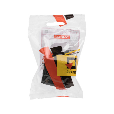 Механизм управления вентиляторами модульный, "Avanti", "Черный квадрат", 2 модуля DKC