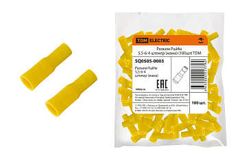 Разъем РшИм 5,5-6-4 штекер (мама) (100шт) TDM