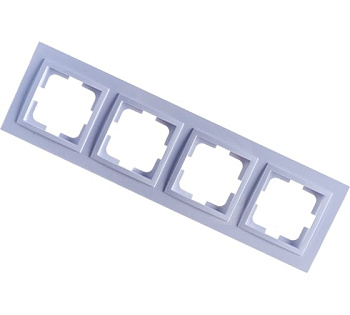 Despina Рамка универсальная 4 мест . Белый IP20 Mono