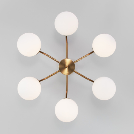 Потолочная люстра 6*E27 60Вт латунь IP20 Frost (70154/6 латунь) Eurosvet