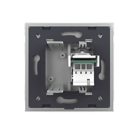 Розетка телефон Серая Livolo