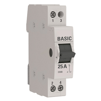 Трехпозиционный переключатель 1П 25А Basic EKF