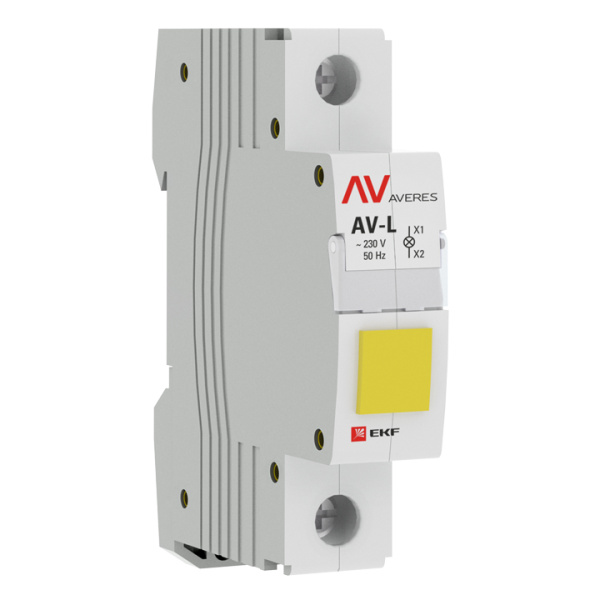 Лампа сигнальная AV-L желтая AVERES EKF