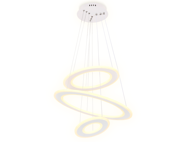 Подвесной светодиодный светильник с пультом FA432 WH белый 160W D470*630 (ПДУ РАДИО 2.4G) Ambrella Light