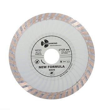 Диск алмазный отрезной 125*22,23 Турбо Волна TPW602 Trio-Diamond