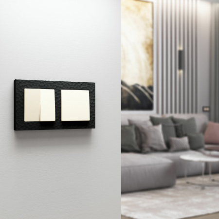 Встраиваемые механизмы Выключатель СУ 1 кл. проходной 10А айвори матовый IP20 Werkel