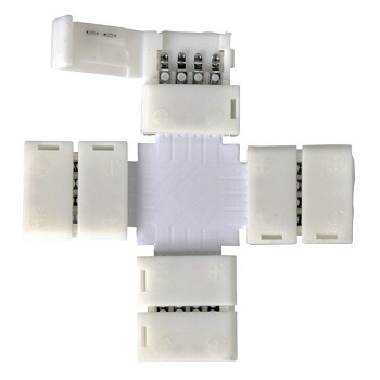 X-образный коннектор для светодиодной ленты RGB (5 шт.) IP20 (a038800) Elektrostandard