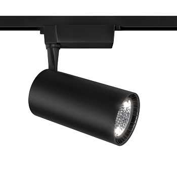 Трековый светильник LED 36Вт Черный IP20 Single phase track system Unity TR003-1-36W3K-M-B Technical Maytoni