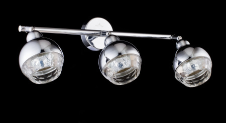 Светильник спот 3*GU10 50Вт Хром IP20 Facets SP006-CW-03-N Maytoni