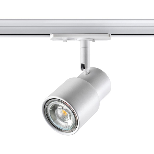 Св-к трековый однофазный двухжильный IP20 GU10 50W 220V MOLO белый NOVOTECH