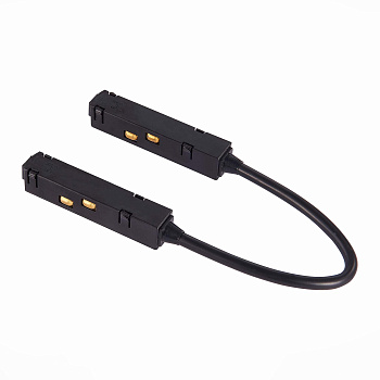 Коннектор питания угловой для магнитного шинопровода Черный ST006.449.00 ST LUCE