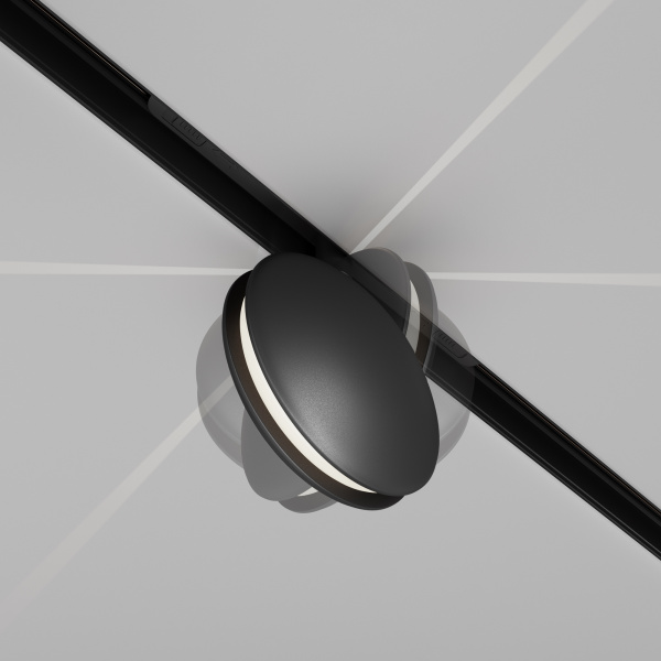 Трековый светильник LED 6Вт Черный IP20 Magnetic track system Exility TR090-2-6W4K-B Technical Maytoni