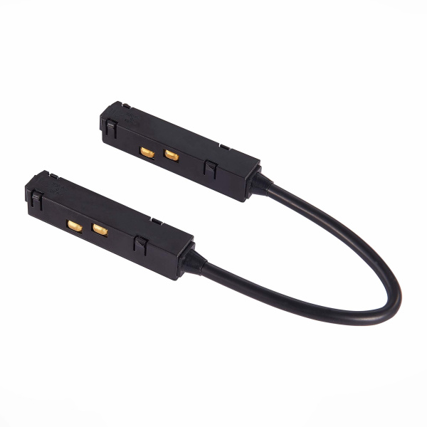 Коннектор питания угловой для магнитного шинопровода Черный ST006.449.00 ST LUCE