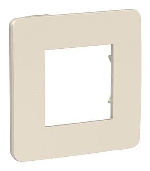Unica Studio Рамка универсальная 1 пост . бежевый/бежевый IP21 Schneider Electric