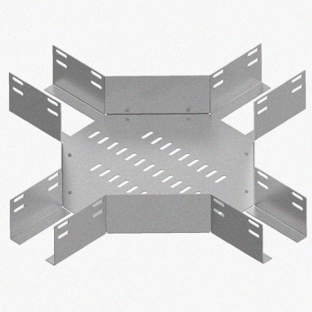 Лоток крестообразный глухой КМГ 200х50 У3, окрашенный, S1,5