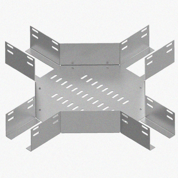 Лоток крестообразный глухой КМГ 200х50 У3, окрашенный, S1,5