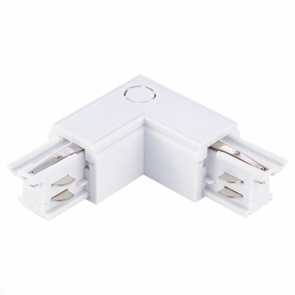 Угловой токоподвод правый для трехфазного шинопровода Белый ST030.509.15R ST LUCE