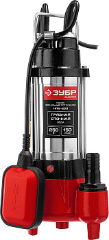 Фекальный насос, 250 Вт ЗУБР