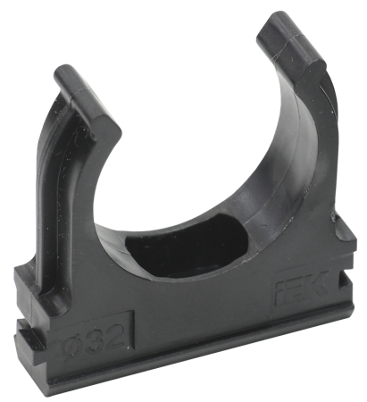 Держатель с защёлкой CF32 черный (5шт/компл) IEK