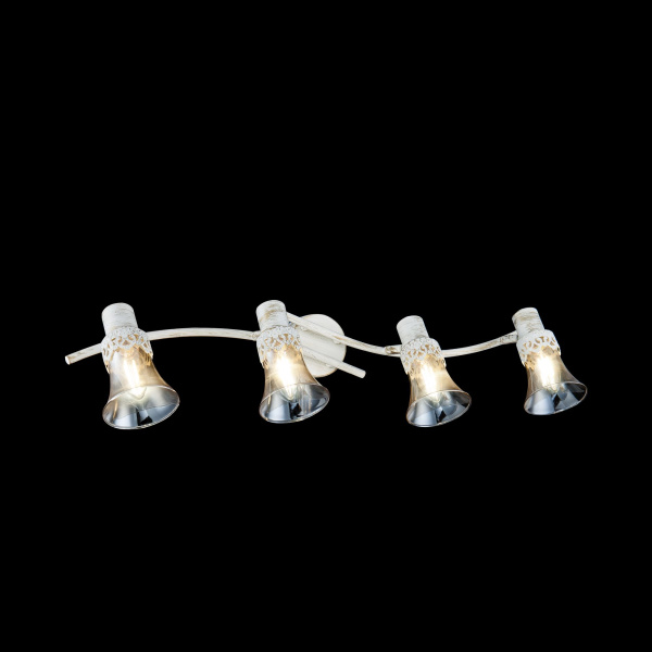 Светильник спот 4*E14 40Вт Белый с Золотом IP20 Susana FR7002WL-04WG Freya