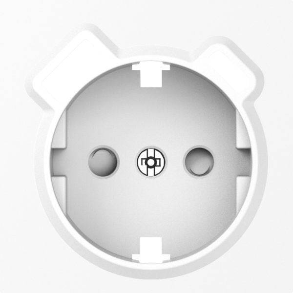 Donel A07 глянцевый белый накладка для розетки Schuko с зарядным устройством USB A+C, со шторками 16A 250 В~,серия DB