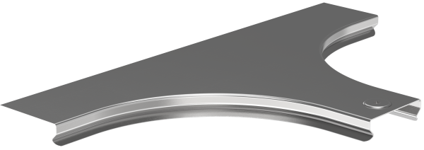 ESCA Крышка отвода Т-образного плавного тип Г01 50мм IEK