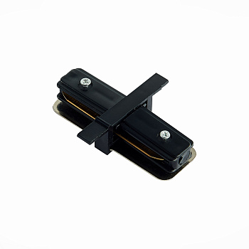 Коннектор прямой для однофазного встраиваемого шинопровода Черный ST013.419.00 ST LUCE