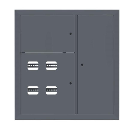 Щит этажный 4 кв, RAL7024 (1000х950х150) PROxima EKF