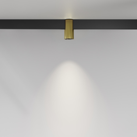 Трековый светильник LED 7Вт Латунь IP20 Magnetic track system Exility TR122-2-7W4K-BS Technical Maytoni