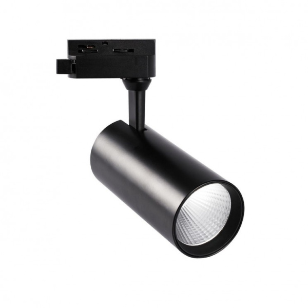 Св-к св/д трековый 25w 4000К 140х60х118 IP40 черный ULB-Q276 Volpe