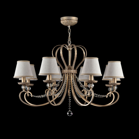 Люстра 8*E14 40Вт Золото IP20 Livorno RC144-PL-08-WG Maytoni