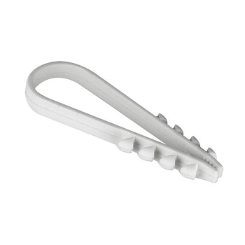 Дюбель-хомут (нейлон) ДХП 10-5 (б) (100шт) (Fortisflex) КВТ