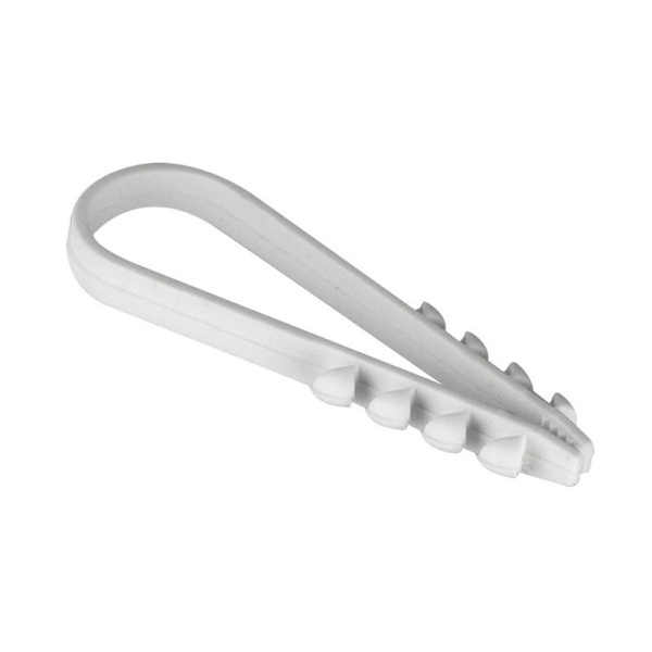 Дюбель-хомут (нейлон) ДХП 12-6 (б) (100шт) (Fortisflex) КВТ