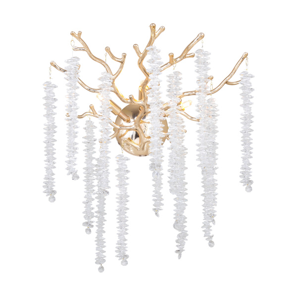 Настенный светильник (бра) 3*G9 40Вт Золото IP20 Mineral FR1010WL-03G Freya