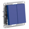 ATLASDESIGN Переключатель 2-клавишный, аквамарин Schneider Electric