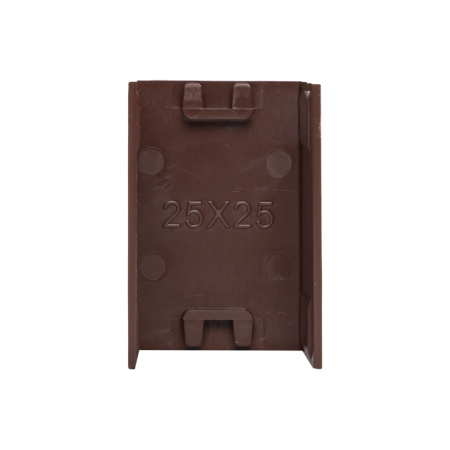 Соединитель (25х25) (4 шт) темное дерево EKF-Plast