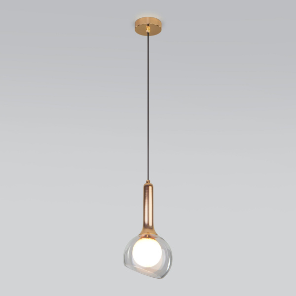 Подвесной светильник с плафоном 1*G9 7Вт золотой IP20 (50188/1 золото) Eurosvet