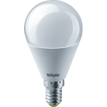Лампа св/д 5вт теплая 2700К шар Е27 220В Navigator